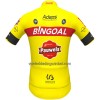 Wielershirt 2022 Bingoal Pauwels Sauces WB Rood Neongeel